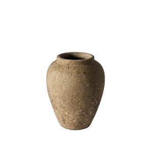 Vase Trace terracotta beige 38cm Muubs